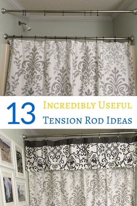 Tension Rod Ideas, Tension Rods, Kitchen Storage Space, Organizing Hacks, Appartement Design, Tension Rod, Inspire Me Home Decor, Space Organizer, Home Organization Hacks