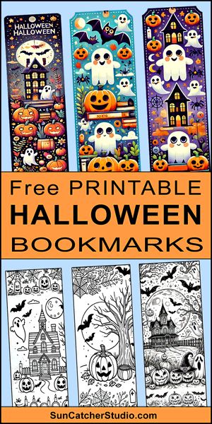 Free Printable Halloween Bookmarks – DIY Projects, Patterns, Monograms, Designs, Templates Free Printable Book Marks, Bookmarks To Print Free Printable, Free Bookmarks Printables, Halloween Printables Free Templates, Fall Bookmarks Free Printable, Halloween Crafts Bookmarks, Halloween Bookmarks To Color, Halloween Bookmarks Free Printable, Halloween Bookmarks