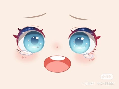 Chibi Eyes Drawing, Chibi Eyes Tutorial, Anime Chibi Eyes, Cute Chibi Eyes, Chibi Eyes Reference, Chibi Hands, Chibi Face, Girl Eyes Drawing, Chibi Eyes