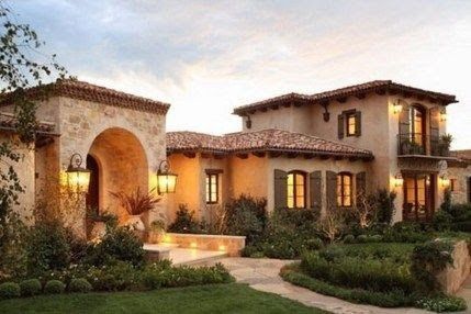 Tuscan Home Decor Ideas, Luxury Mediterranean Homes, Tuscan Home, Mediterranean Homes Exterior, Modern Mediterranean Homes, Mediterranean Mansion, Tuscan Style Homes, Mediterranean Architecture, Mediterranean Style Homes