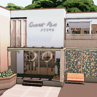 Sims 4 Spa No Cc, Yoga Studio Sims 4, No Cc Builds Sims 4, Sims 4 Salon Build, Sims 4 Functional Builds, Ts4 Lots Cc, Sims 4 Newcrest Community Lots, Spa Sims 4 Cc, Sims 4 Lot No Cc