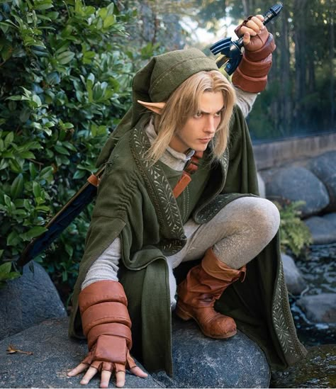 Link Twilight Princess, Oot Link, Link Costume, Link Cosplay, Legend Of Zelda Costume, Zelda Cosplay, Video Game Cosplay, Hallowen Costume, Princess Cosplay