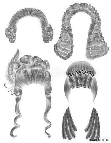 Black Pencil Drawing, Wig Curls, Human Anatomy Reference, Hair Vector, Hair Sketch, Medieval Style, Medieval Fashion, Woman Drawing, Black Pencil