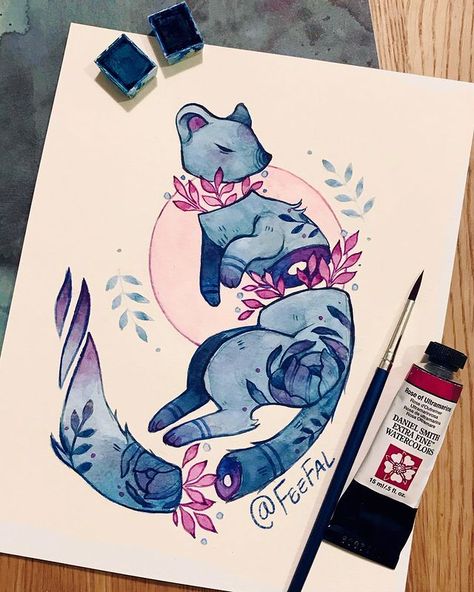 Linnea в Instagram: «On my last post I asked which animal I should draw next, and quite a few suggested ferret! And I thought, wow, that’s the perfect animal to…» Posca Art, Gouache Art, Geek Art, Arte Sketchbook, Dessin Adorable, Last Post, Ferret, Creature Art, 귀여운 동물