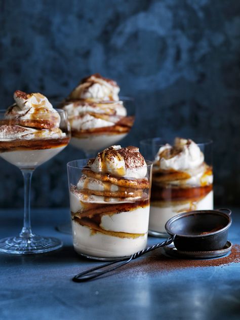 Iced Coffee Tiramisu | Donna Hay Coffee Tiramisu, Tiramisu Recipes, Coffee Nespresso, Donna Hay Recipes, Desserts In A Glass, Nespresso Coffee, Donna Hay, Tiramisu Recipe, Quick And Easy Dinner