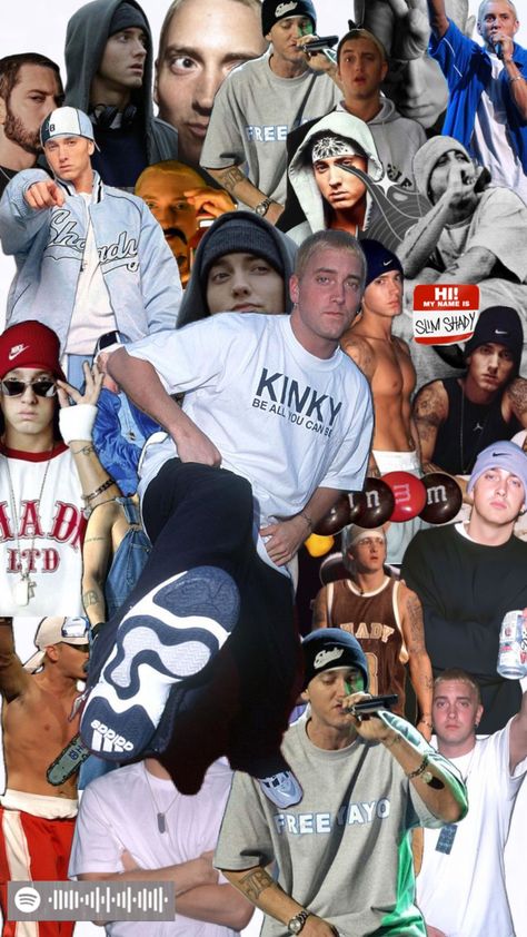 eminem collage rapper Eminem Aesthetic Wallpaper, Eminem Aesthetic, Eminem Wallpaper, Aesthetic Rapper, Eminem Quotes, Rapper Style, Hype Wallpaper, Fyp Aesthetic, Aesthetic Wallpaper Iphone