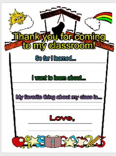 Phenomenal First Grade Phonics and Reading: More Back to School Items Added Today!!! Kindergarten Open House Ideas, Open House Kindergarten, Back To School Items, First Grade Phonics, Responsive Classroom, Back To School Night, Letter To Parents, School Night, Thank You Letter