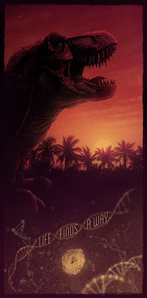 “life finds a way” – marko manev Dino Room, Jurassic Movies, Jurassic Park Poster, Life Finds A Way, Jurassic Park Series, Jurassic Park 1993, Jurassic Park Movie, Jurrasic Park, Jurassic World Fallen Kingdom