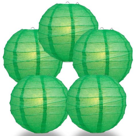 Emerald Green Crisscross Ribbing Paper Lanterns - PaperLanternStore.com - Paper Lanterns, Decor, Party Lights & More Cheap Lanterns, Dorm Aesthetic, Indian Wedding Theme, White Paper Lanterns, Hanging Paper Lanterns, Round Paper Lanterns, Glass Votives, Patio String Lights, Globe String Lights