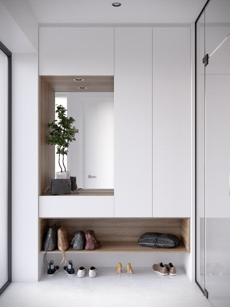 House Lobby, Dressing Table Mirror Design, Shoe Cabinet Design, Narrow House Designs, Shoes Cabinet, Hallway Cabinet, Living Area Design, Entrance Foyer, Entry Way Design