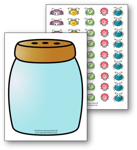 Bugs in a jar counting game - The Measured Mom Bugs In A Jar Counting Game, Bugs In A Jar, Daycare Themes, The Measured Mom, Measured Mom, Insects Preschool, Bugs Preschool, March Activities, Insects Theme