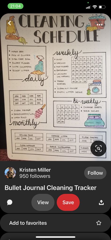 Bullet Journal Log, Bullet Journal Cleaning Schedule, Bullet Journal Ideas Templates, Creating A Bullet Journal, Family Planner, Life Journal, Cleaning Checklist, Cleaning Schedule, Geek Out