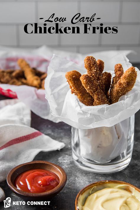 These easy, homemade chicken fries are the perfect keto copycat of tradiational burger king chicken fries with all the flavor and none of the carbs! Burger King Chicken Fries, Easy Homemade Burgers, Best Homemade Burgers, Healthy Burger Recipes, Chicken Fries, Keto Burger, Keto Diet Snacks, Fast Food Items, Meat Appetizers