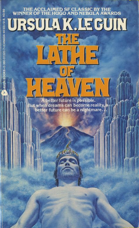 The Lathe Of Heaven, Classic Sci Fi Books, Heaven Book, Avon Books, Science Fiction Novels, Science Fiction Books, Speculative Fiction, Sci Fi Books, Cool Books