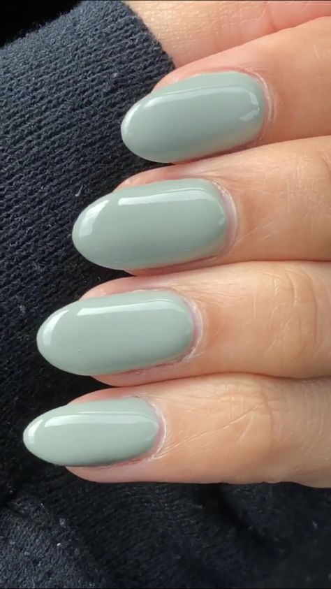 Pale Color Nails Acrylic, Solid Nail Color Ideas By Skin Tone Range, Short Almond Acrylic Nails One Color, Nails Solid Color Acrylic, Plain Colour Gel Nails, Almond Shape Nails Color, Solid Colours Nails, Cute Plain Nails Almond, Painted Nails Solid Color