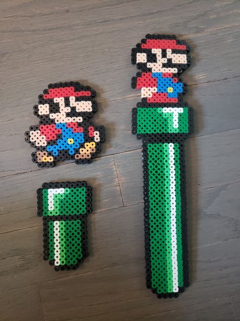 Perler Bookmark Pattern, Melting Beads Ideas Aesthetic, Bookmark Perler Beads, Perler Bead Bookmarks Pattern, Perler Bookmark, Perler Beads Bookmark, Perler Bead Bookmarks, Nerdy Perler Beads, Hama Mario