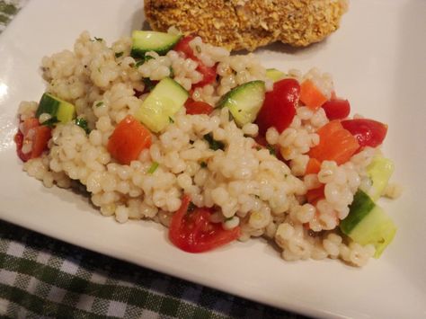 Barley Tabbouleh Barley Tabbouleh, Tabbouleh Recipe, Pearl Barley, Bbq Rub, Fresh Parsley, Fresh Lemon Juice, How To Dry Oregano, Barley, Serving Size