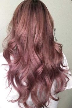 Chocolate Lavender Hair, Chocolate Lilac Hair, Guytang Mydentity, Hair Color Rose Gold, Lilac Hair, Hair Shades, Rose Hair, Pink Lavender, Tone Hair