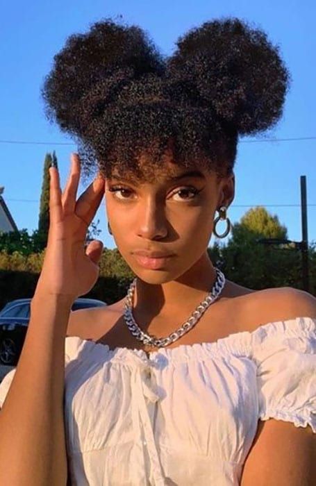 Natural Hair Bangs, Cabello Afro Natural, Hair Puff, Type 4 Hair, Afro Textured Hair, Pelo Afro, 4c Hair, Natural Hair Styles Easy, Natural Hair Inspiration