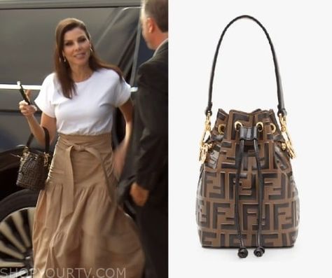 Real Housewives of Orange County: Season 17 Episode 12 Heather's Fendi Bucket Bag Fendi Bucket Bag Outfit, Fendi Bag Outfit, Bucket Bags Outfit, Fendi Bucket Bag, Fendi Bucket, Real Housewives Of Orange County, Fendi Bag, Bag Outfit, Real Housewives