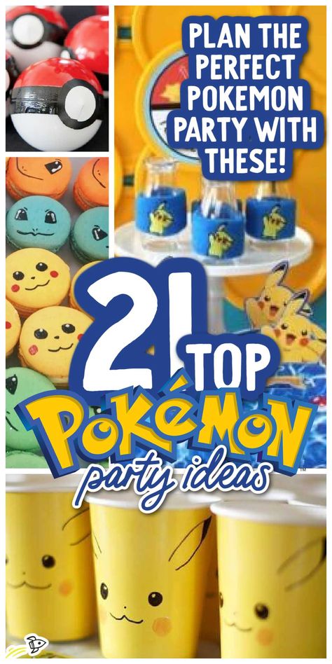 Pokémon Birthday Party, Pokemon Party Invitations, Pokemon Party Games, Pokemon Party Favors, Pokemon Printables, Pokemon Balloons, Pokemon Party Decorations, Pokemon Themed Party, Pokémon Birthday