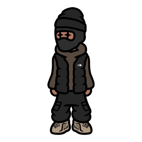 Swag Cartoon Boy, Cool Profile Pics, Cool Cartoon Characters, Drip Cartoon, Outfit Cartoon, Drip Ideas, Hellboy Tattoo, Dope Cartoons, Cool Outfit