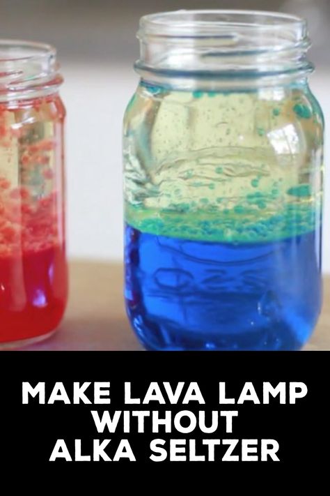 How to Make Lava Lamp Without Alka Seltzer Lava Lamp Birthday Party, Monster Lava Lamp, Lava Sensory Bottle, How To Make Lava Lamps Diy, Alka Seltzer Lava Lamp, Lava Lamp Sensory Bottle, Diy Lava Lamp Without Alka Seltzer, Mini Lava Lamps Diy, How To Make A Lava Lamp In A Bottle