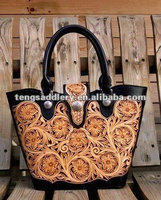 Western Bags, Tooled Leather Handbags, Western Bag, Leather Engraving, Tooled Leather Bag, Texas Style, Leather Carving, Leather Art, Handbag Heaven