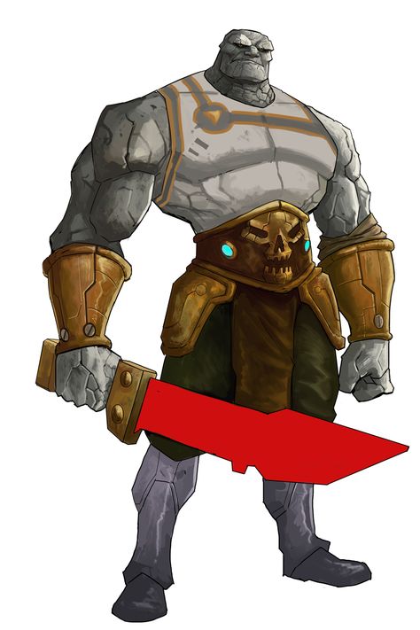 concept art Rock Person Character Art, Stone Golem Concept Art, Stone Skin Character, Rock Monster Concept Art, Rock Humanoid, Unique Character Design Concept Art, Stone Character Design, Rock Character Design, Stone Warrior