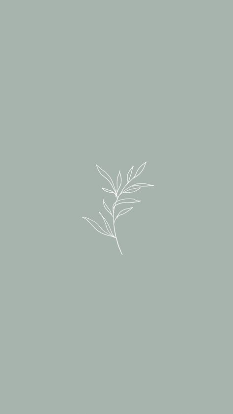 Sage Iphone Wallpaper Aesthetic, Sage Green Esthetics Background, Aesthetic Leaf Wallpaper, Leaf Wallpaper Aesthetic, Sage Leaves Aesthetic, Sage Leaf Tattoo, Simple Aesthetic Background, Sage Tattoo Flower, Green Leaf Aesthetic