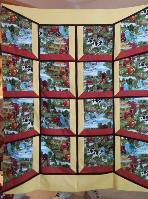 Bay Window Quilt Attic Window Quilt Pattern, Bifold Door Ideas, Frame Quilt, Attic Window Quilts, Hexagon Quilting, Attic Organization, Attic Windows, Window Quilts, Window Quilt