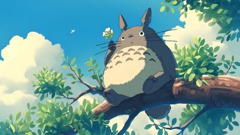 Ipad Background Anime Aesthetic, Ipad Wallpaper Aesthetic Studio Ghibli, Aesthetic 4k Wallpaper For Laptop, Studio Ghibli Totoro Art, Howls Moving Castle Ipad Wallpaper, Animal Crossing Macbook Wallpaper, 4k Tablet Wallpaper, 1366x768 Wallpaper Hd Anime, Totoro Laptop Wallpaper