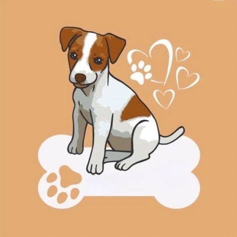 Jack Russel Drawing, Jack Russell Terrier Drawing, Jack Russell Drawing, Dog Outline Drawing, Wolf Drawing Easy, Puppy Sketch, Jack Russell Dogs, Cute Dog Photos, Jack Russel