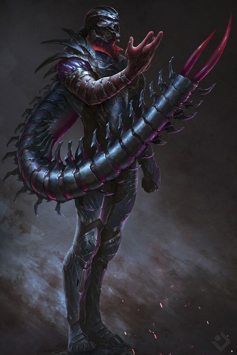 Monster Characters, Cool Monsters, Alien Concept Art, Monster Concept Art, Fantasy Monster, Mythical Creatures Art, Monster Design, Creature Concept Art, Armor Concept