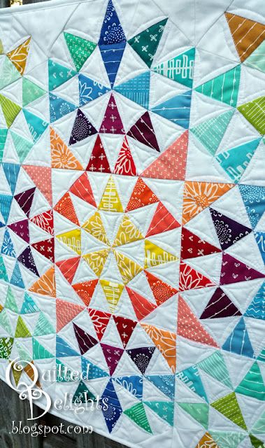 Morning Star Quilt, Kaleidoscope Quilt, Stained Glass Quilt, Scrappy Quilt Patterns, Fabric Postcards, Rainbow Quilt, Pinwheel Quilt, Star Quilt Blocks, Jellyroll Quilts