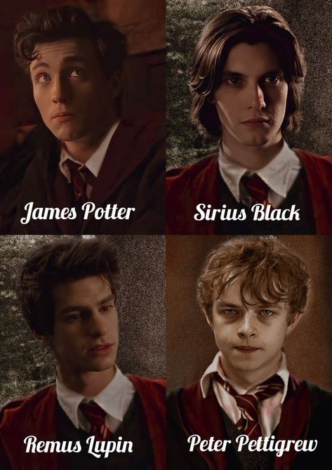 The Mauraders Fan Cast, Maurders Era Fan Cast, The Marauders Fancast, Mauraders Fan Cast, Harry Potter Fancast, Harry Potter And His Friends, Marauders Harry Potter, Harry Potter 6, Mauraders Era