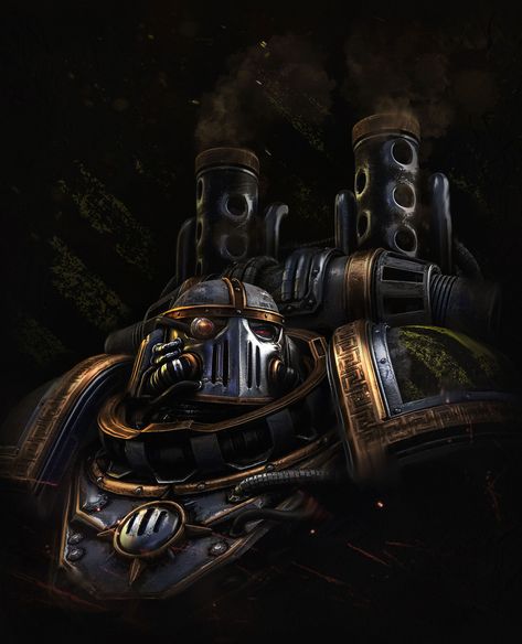 Iron Warriors 40k Art, Iron Warriors 40k, Starcraft Terran, Grimdark 40k, Warhammer Artwork, Chaos Space Marines, Chaos Legion, Space Marine Art, Chaos 40k