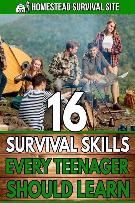 In an emergency, your children might need to provide for themselves. It is never too early to start teaching children survival skills. Survival Skills For Kids, Kids Survival Skills, Survival Skills Emergency Preparedness, Water Survival, Off Grid Survival, Every Teenagers, Survival Ideas, Emergency Prepardness, Bushcraft Skills