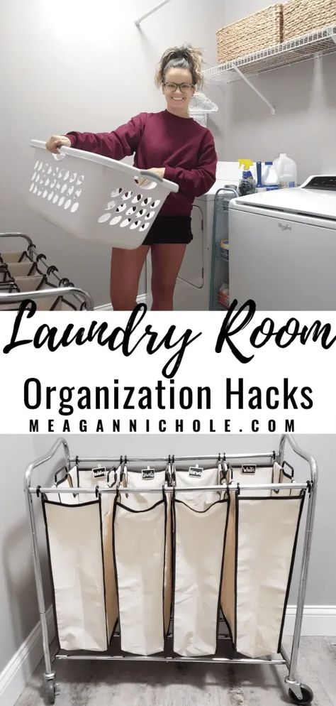 Organize your Laundry Room - Laundry Room Hamper Organization, Laundry Room Hamper, Efficient Laundry Room, Organization Laundry Room, Laundry Room Organization Diy, Organized Laundry Room, Storage Laundry Room, Laundry Quotes, Organized Laundry