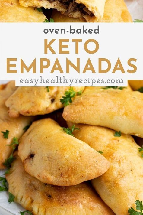 Keto Empanadas, Ground Beef Empanadas, Keto Crust, Keto Ground Beef, Seasoned Ground Beef, Beef Empanadas, Low Carb Flour, Low Carb Recipe, Low Carb Snack