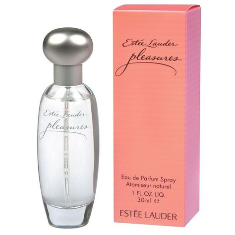 Pleasures by Estée Lauder Estee Lauder Perfume, Estee Lauder Pleasures, Designer Perfumes, Estee Lauder Beautiful, Cheap Perfume, Best Perfumes, Product Placement, Clinique Moisturizer, Vintage Cosmetics