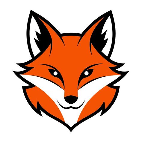 Vector a fox head with a logo that says ... | Premium Vector #Freepik #vector Fox Vector, Fox Head, A Logo, Vector Logo, Premium Vector, Graphic Resources, Fox, ? Logo, Quick Saves