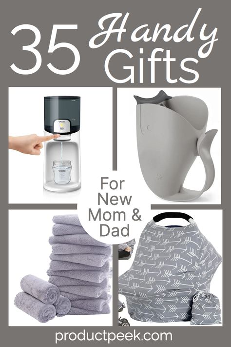 New parents have a lot on their plate, so finding thoughtful gifts that they'll appreciate can be a challenge. This list of 35 meaningful gifts for new mom and dad will help you find the perfect present to show your loved ones how much you care. From practical items like a diaper bag to sentimental gifts like a custom blanket, you're sure to find something that the new parents in your life will cherish. Gift Ideas For New Parents, Gifts For New Mom, Parenting Solutions, Baby Gadgets, Breastfeeding Cover, Baby Teething Toys, Baby Necessities, Custom Blanket, Baby Must Haves