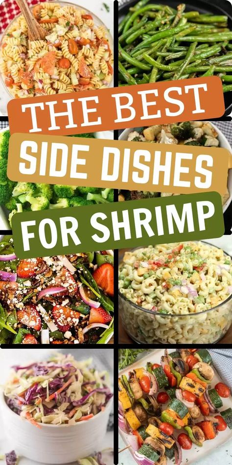 Make the Best Side Dishes for Shrimp with little effort. From comfort food to healthy options, there is something for everyone to enjoy. Check out 31 amazing and easy side dish recipes that the entire family will love. #eatingonadime #shrimpsides #sidedishes #shrimp Side Dishes For Shrimp, Shrimp Side Dish, Shrimp Pasta Dishes, Best Coleslaw Recipe, Side Dishes For Fish, Fried Rice Recipe Easy, Rice Side Dish Recipes, Side Salad Recipes, Pasta Side Dishes