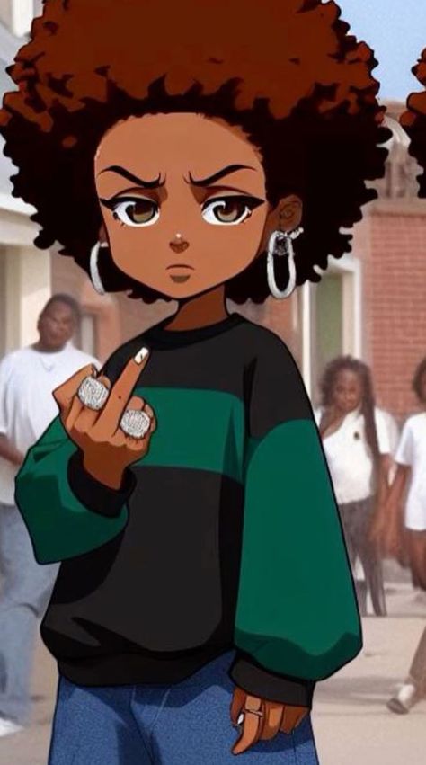 Boondocks Oc: Black love art Black couple art Black art pictures Black cartoon characters Black cartoon Cute art styles Boondocks Oc, Art Black Couple, Boondocks Drawings, Black Couple Art, Art Noir, Black Couple, Image Swag, Black Cartoon Characters, Black Art Painting