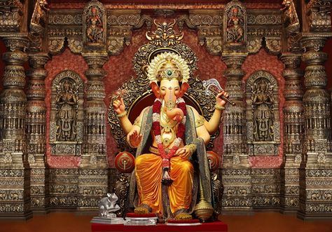 Lalbaugcha Raja, Ganesh Aarti, Ganpati Bappa Wallpapers, Jai Ganesh, Ganpati Bappa Photo, Shri Ganesh Images, Ganesh Utsav, Ganesh Idol, Ganesh Chaturthi Images