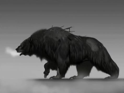 MOR'DU (Bear Form) in the Disney and P.I.X.A.R. Movie BRAVE Brave 2012, Bear Drawing, Creature Drawings, Fantasy Animals, Fantasy Creatures Art, Mythical Creatures Art, Bear Art, Monster Design, Creatures Art