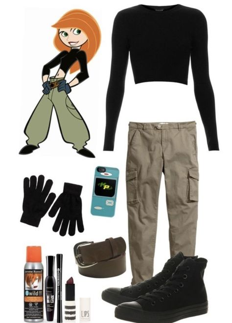 Kim Possible Costume, Halloween Coustumes, Diy Kostüm, Holloween Costume, Diy Halloween Costume, Halloween Costume Outfits, Kim Possible, Fantasias Halloween, Easy Halloween Costumes