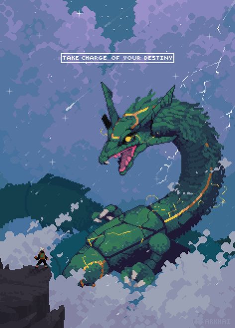 Rayquaza Pokemon, Sapphire Pokemon, Kartu Pokemon, Pokemon Emerald, Legendary Pokemon, Scott Pilgrim Comic, Pokemon Backgrounds, Arte 8 Bits, Pixel Art Games