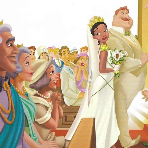 Tiana Wedding, Tiana Disney, Tiana And Naveen, Princesa Tiana, Disney Princess Tiana, Images Disney, Disney Nerd, Princess Tiana, Film Anime